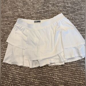 Lija White Textured Women's tennis Skirt brand new
